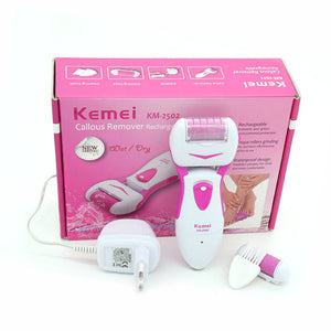 KEMEI KM-2502 Foot Care Tool Feet Dead Skin Removal Skin Care Foot Exfoliator Heel Cuticles Remover Pedicure Machine